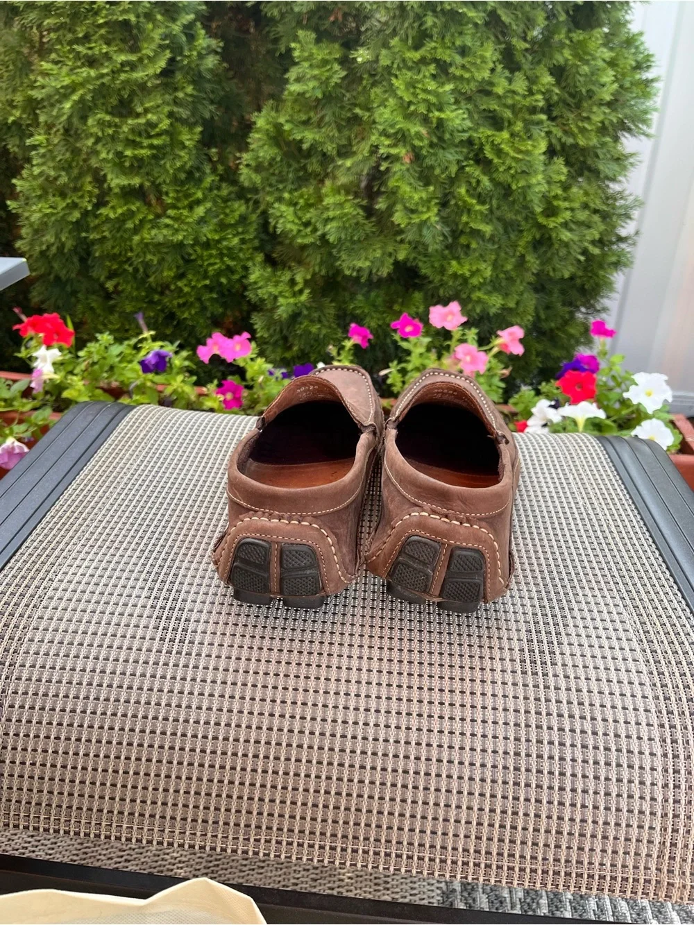 Clarks Men’s Brown Nubuck Leather Driving Loafers Size 11.5 M